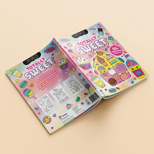 Kaleidoscope Coloring Scented Stickers Totally Sweet