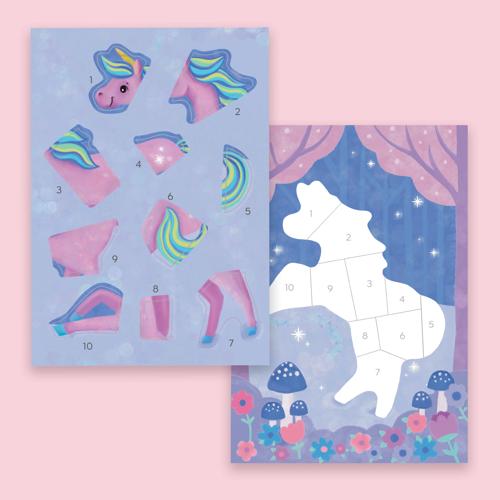 Sticker by Numbers - Magical Garden