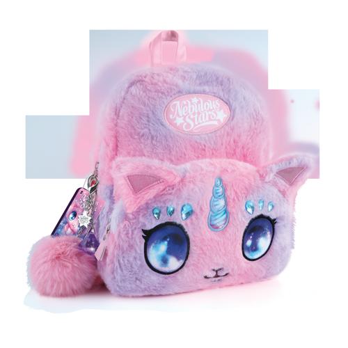 Fuzzy Bag Collection - Fuzzy Backpack Purse - Stella