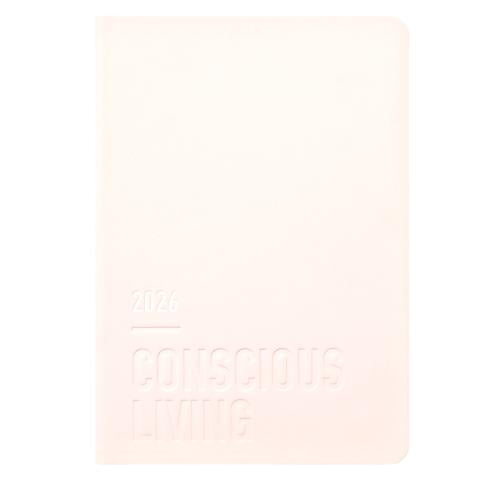 Letts of London Diary Conscious A6 DTP Rosewater 2026