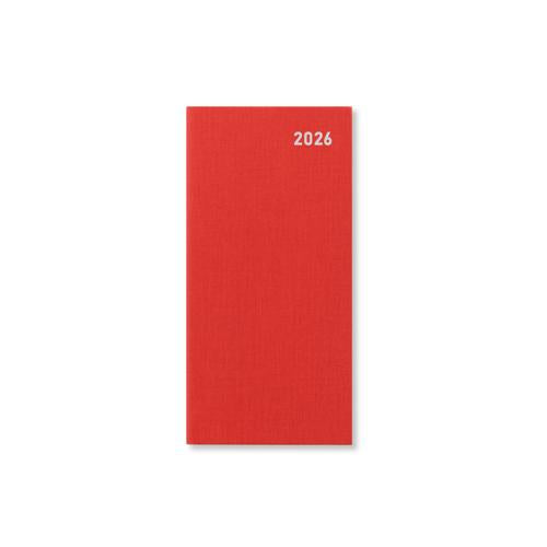 Letts of London Diary Principal Slim WTV English Red 2026