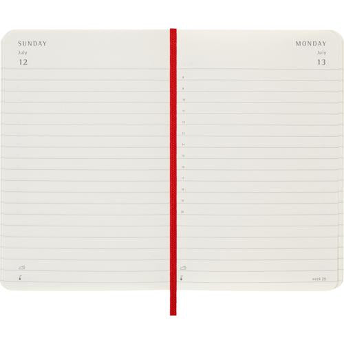 Moleskine Diary 12 Month Daily SC Pocket Scarlet Red 2026