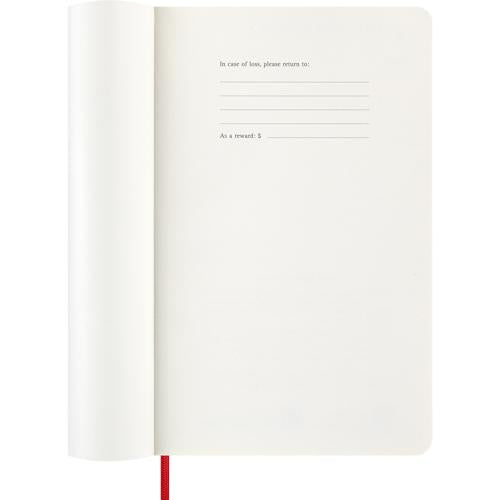 Moleskine Diary 12 Month Weekly + Notes SC Large Scarlet Red 2026