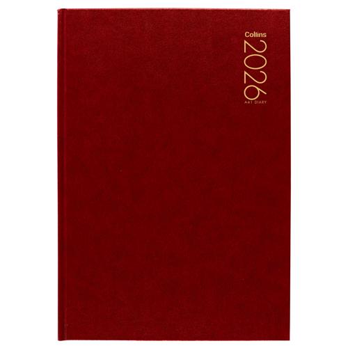 Collins Diary A41 Red 2026