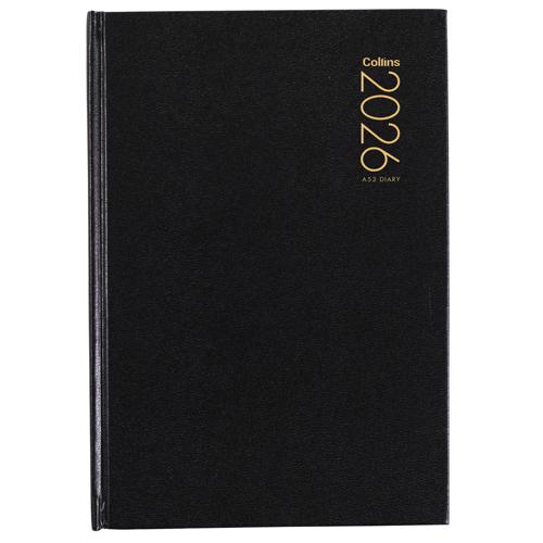 Collins Diary A53 Black 2026