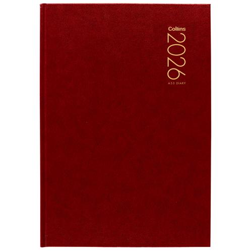 Collins Diary A53 Red 2026