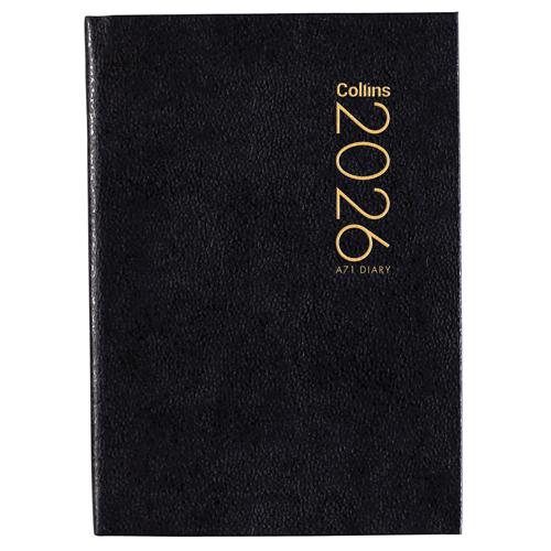 Collins Diary A71 Black 2026
