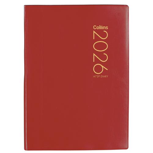 Collins Diary A73P Red 2026