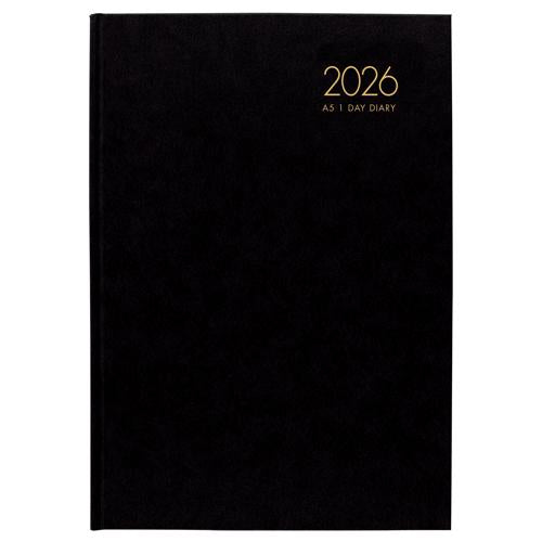 Windsor A51 DTP Diary Black 2026