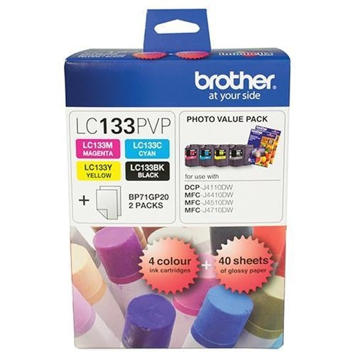 LC133 / LC 133PVP Value Pack Brother Original Cartridge