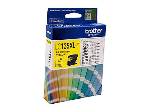 LC135 / LC 135XL / LC135XL-Y Yellow Brother Original Cartridge