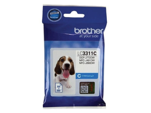 LC3311 / LC 3311C Cyan Brother Original Cartridge