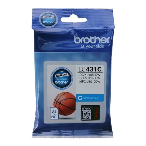 Brother LC431C Cyan Original Ink Cartridge