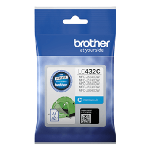 Brother LC432 Original Cyan Ink Cartridge