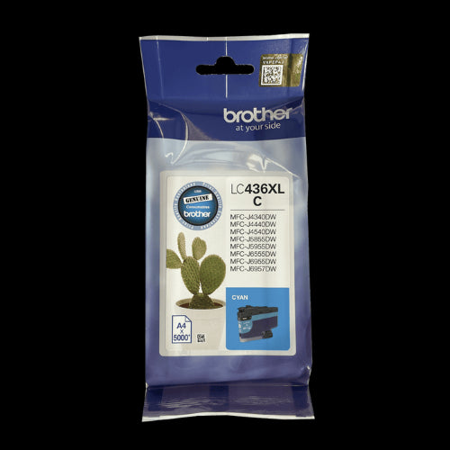 LC436XL / LC436XLC Brother Original Cartridge Cyan