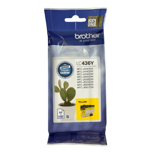 LC436 / LC 436 Brother Original Cartridge Yellow