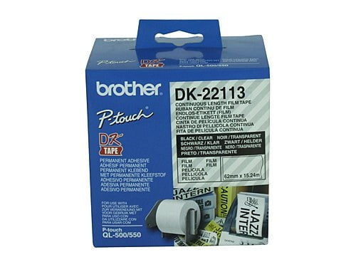 Brother DK 22113 Clear Label 62mm x 15.24mt
