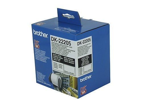 Brother DK 22205 P-Touch Paper Tape 62mm x 30mt