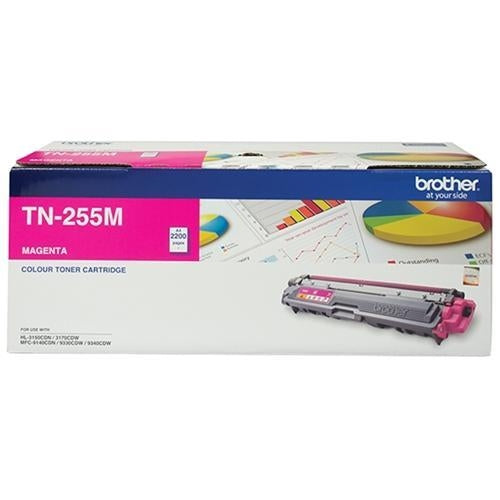 Brother TN255 / TN 255M Magenta Genuine Toner