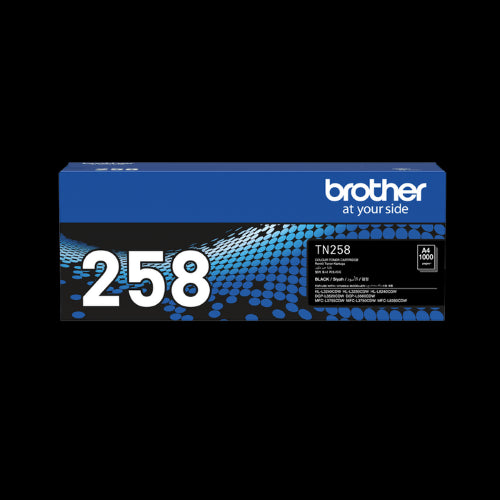 Brother TN258 Genuine Black Toner Cartridge