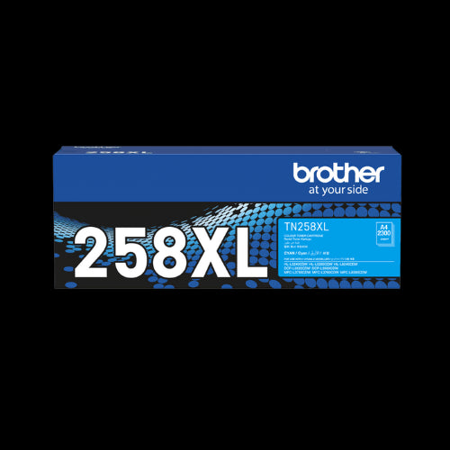 Brother TN258XL Genuine Cyan Toner Cartridge