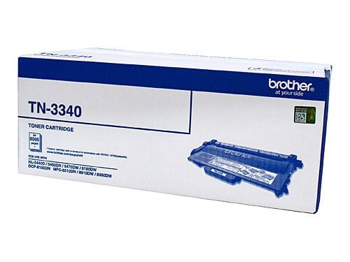 Brother TN3340 / TN 3340 Black Genuine Toner