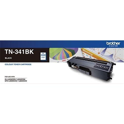 Brother TN341 / TN 341BK Black Genuine Toner