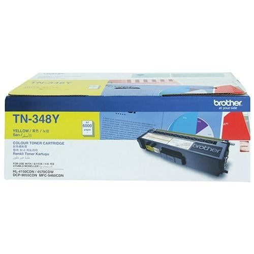Brother TN348 / TN 348 Yellow High Capacity Genuine Toner