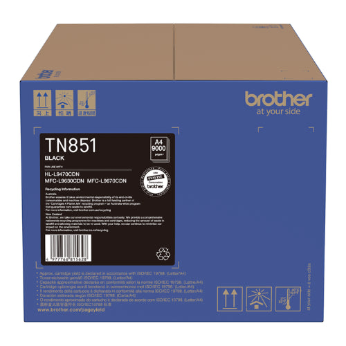 Brother TN851BK / TN851 Black Toner