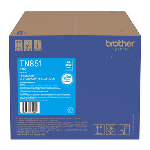 Brother TN851C / TN851 Cyan Toner