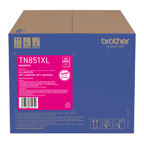 Brother TN851XLM / TN851 Magenta High Capacity Toner