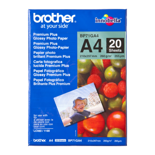 Glossy Brother Photo Paper A4 BP71GA4