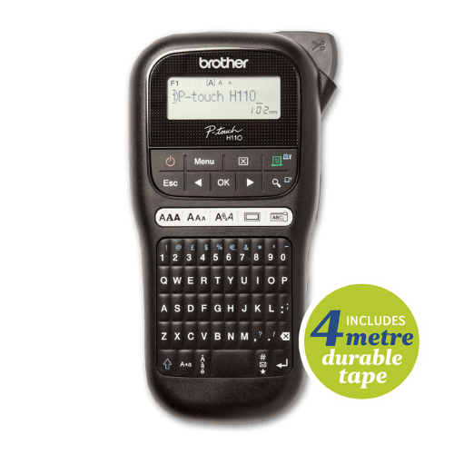 Brother PTH110 / PTH 110 PTouch Label Maker, Black