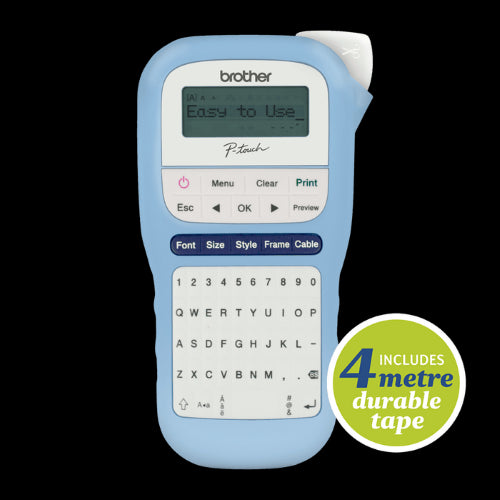 Brother PTH110 / PTH 110 PTouch Label Maker, Light Blue