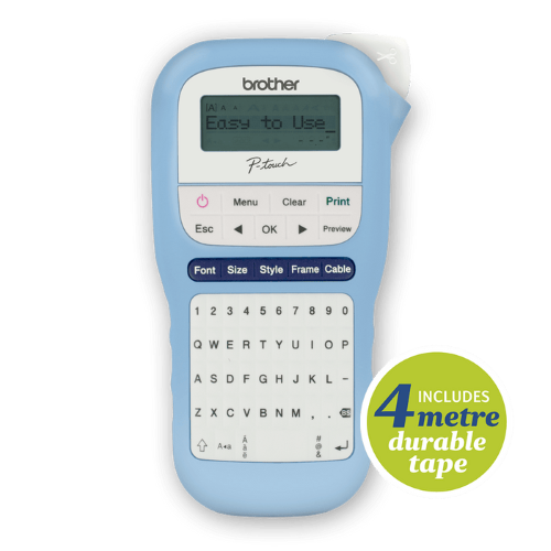 Brother PTH110 / PTH 110 PTouch Label Maker, Light Blue