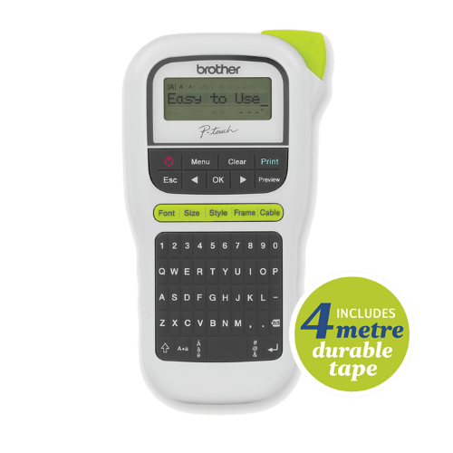 Brother PTH110 / PTH 110 PTouch Label Maker, White