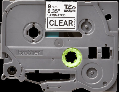 Brother TZe121 9mm TZ Tape Black on Clear