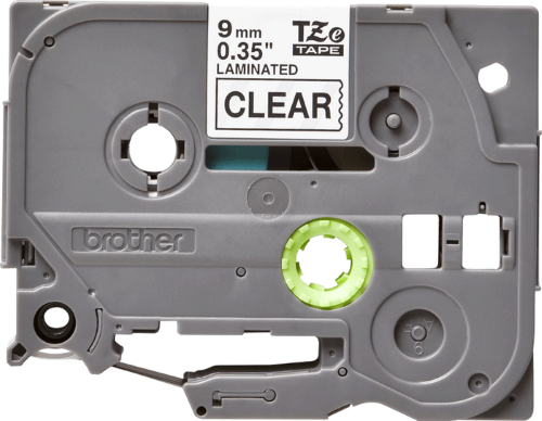Brother TZe121 9mm TZ Tape Black on Clear