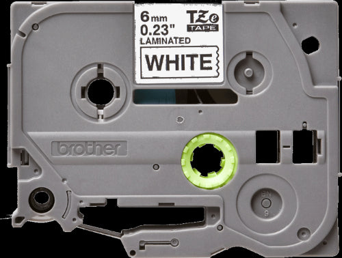 Brother TZe211 6mm TZ Tape Black on White