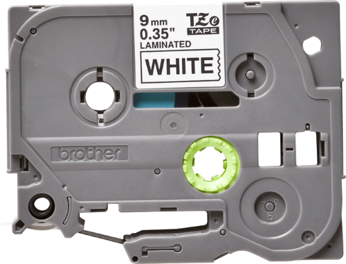 Brother TZe221 9mm TZ Tape Black on White