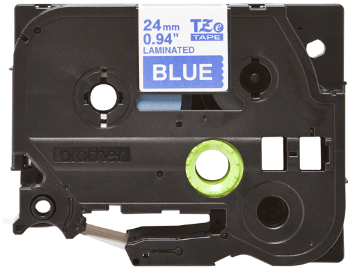 Brother TZe555 24mm TZ Tape White on Blue