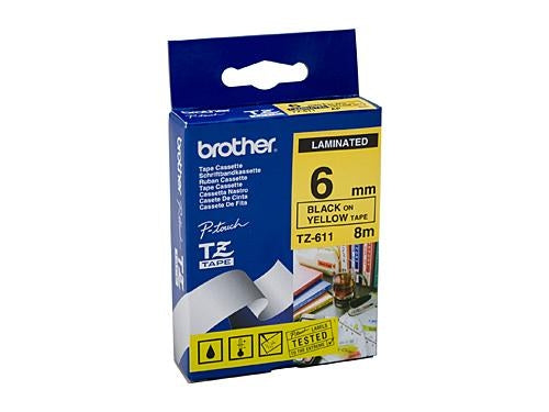 Brother TZe611 Labelling Tape