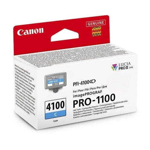Canon PFI4100 Cyan Ink Cartridge