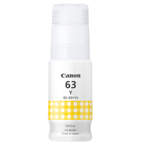 Canon GI63 / GI63Y Yellow Pixma Megatank Ink