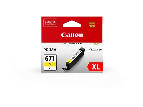 CLI671 / CLI 671XL Yellow Original Canon Cartridge