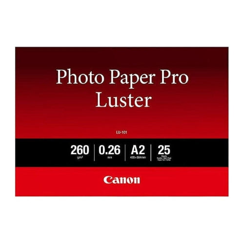 Canon A2 Luster Photo Paper 25 Sheets (LU-101A2-25)