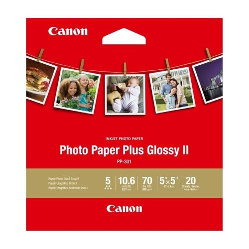 Canon 5x5 Glossy Photo Paper 20's pack