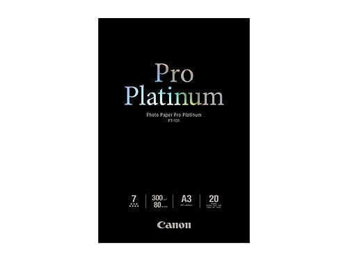 Canon Pro Platinum A3 Photo Paper 300gsm x 20 Sheets