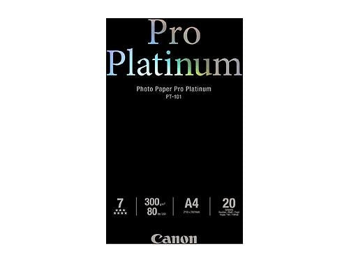 Canon A4 Pro Platinum Photo Paper 20's pack