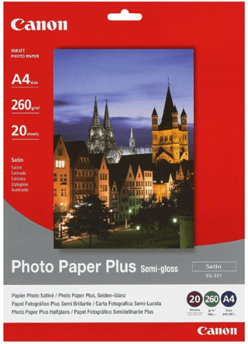 Canon Semi Gloss Photo Paper A4 260gsm x 20 Sheets
